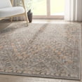 thumbnail image 1 of Well Woven Asha Anya Vintage Tribal Grey 6' x 9' Machine Washable Area Rug, 1 of 6