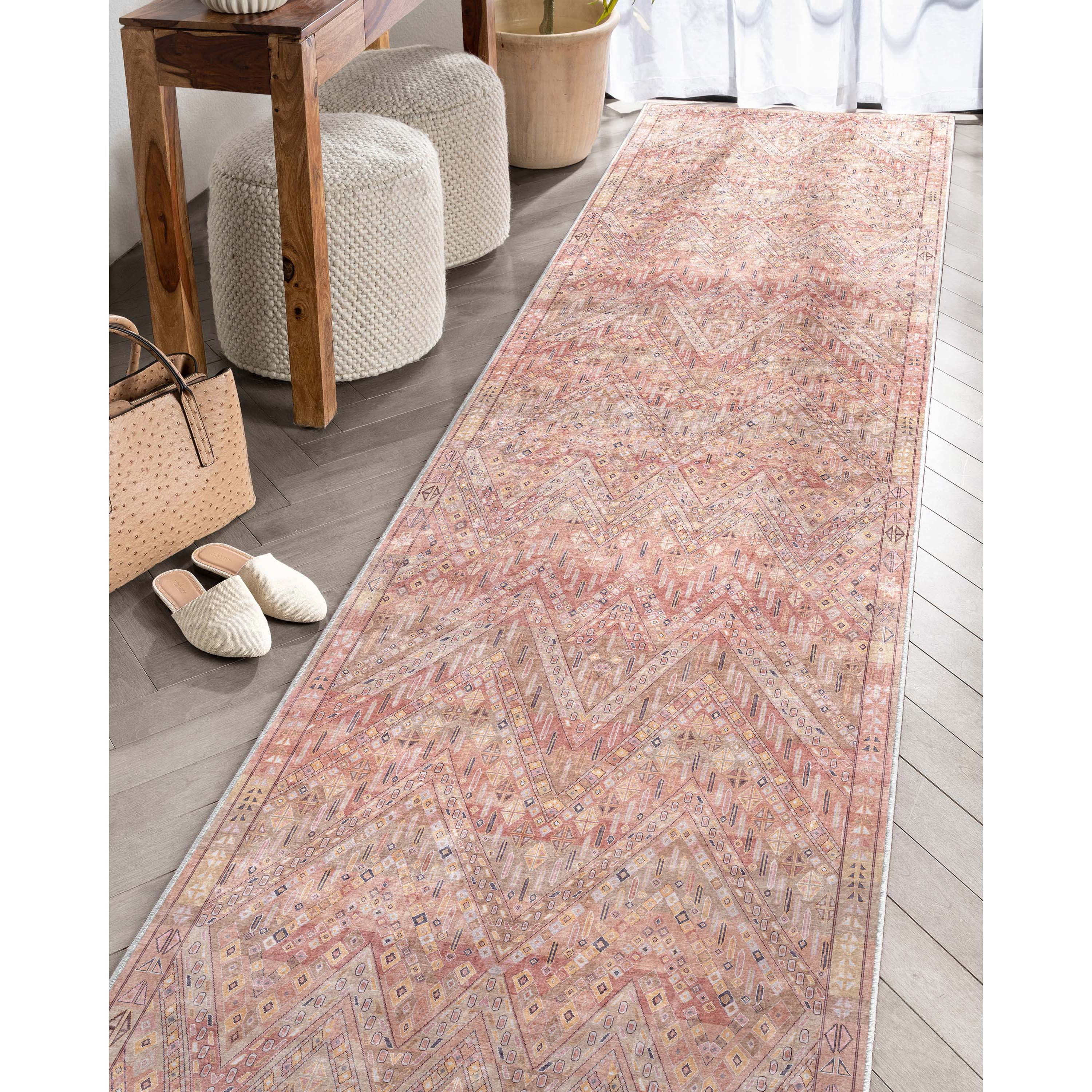 Red Woven Rug Well Woven Asha Anya Vintage Tribal Red 2'7