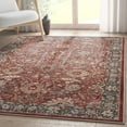 thumbnail image 1 of Well Woven Asha Liana Vintage Oriental Red 3'11" x 5'3" Machine Washable Area Rug, 1 of 6