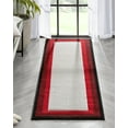 thumbnail image 1 of Well Woven Astrid Arian Border, Modern, Kids Border, Modern, Kids Red 2'3" x 7'3" Runner Rug, 1 of 8