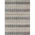 thumbnail image 1 of Well Woven Avebury Ashley Tribal Vintage Geometric Ivory 5'3" x 7'3" High-Low Area Rug, 1 of 4