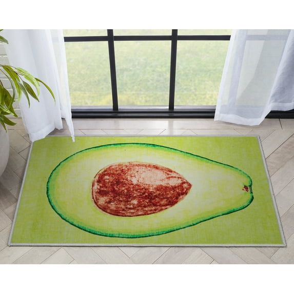 Well Woven Avocado 2' x 3' Green Area Rug