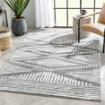 thumbnail image 1 of Well Woven Axasta Grey Diamond Medallion Tribal Area Rug 3x5 (3'11" x 5'3"), 1 of 8