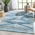 thumbnail image 1 of Well Woven Axasta Light Blue Diamond Medallion Tribal Area Rug 9x13 (9'3" x 12'6"), 1 of 8