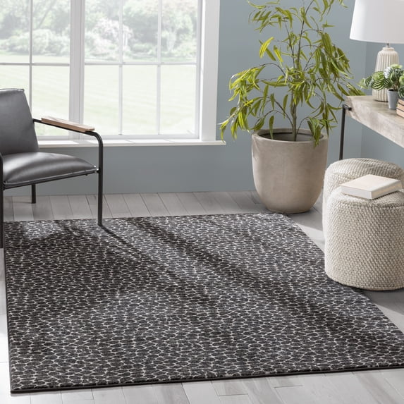 Well Woven Baldwin Asher Modern Geometric Brown Soft 5'3" x 7'3" Area Rug