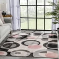 thumbnail image 1 of Well Woven Barclay Avi Modern Geometric Grey Blush 2'3" x 7'3" Runner Rug, 1 of 1