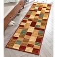 thumbnail image 1 of Well Woven Barclay Eslem Modern Geometric Red 2'3" x 7'3" Runner Rug, 1 of 7