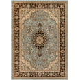 thumbnail image 1 of Well Woven Barclay Medallion Kashan Traditional Oriental & Persian Light Blue 6'7" x 9'6" Area Rug, 1 of 6
