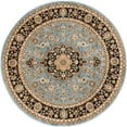 thumbnail image 1 of Well Woven Barclay Medallion Kashan Traditional Oriental & Persian Light Blue 7'10" Round Rug, 1 of 5