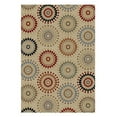 thumbnail image 1 of Well Woven Barclay Orchid Fields Modern Geometric Ivory 6'7" x 9'6" Area Rug, 1 of 2