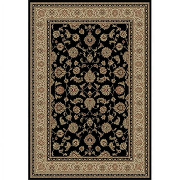 Well Woven Barclay Sarouk Traditional Oriental Panel Black 2'3" x 3'11" Area Rug