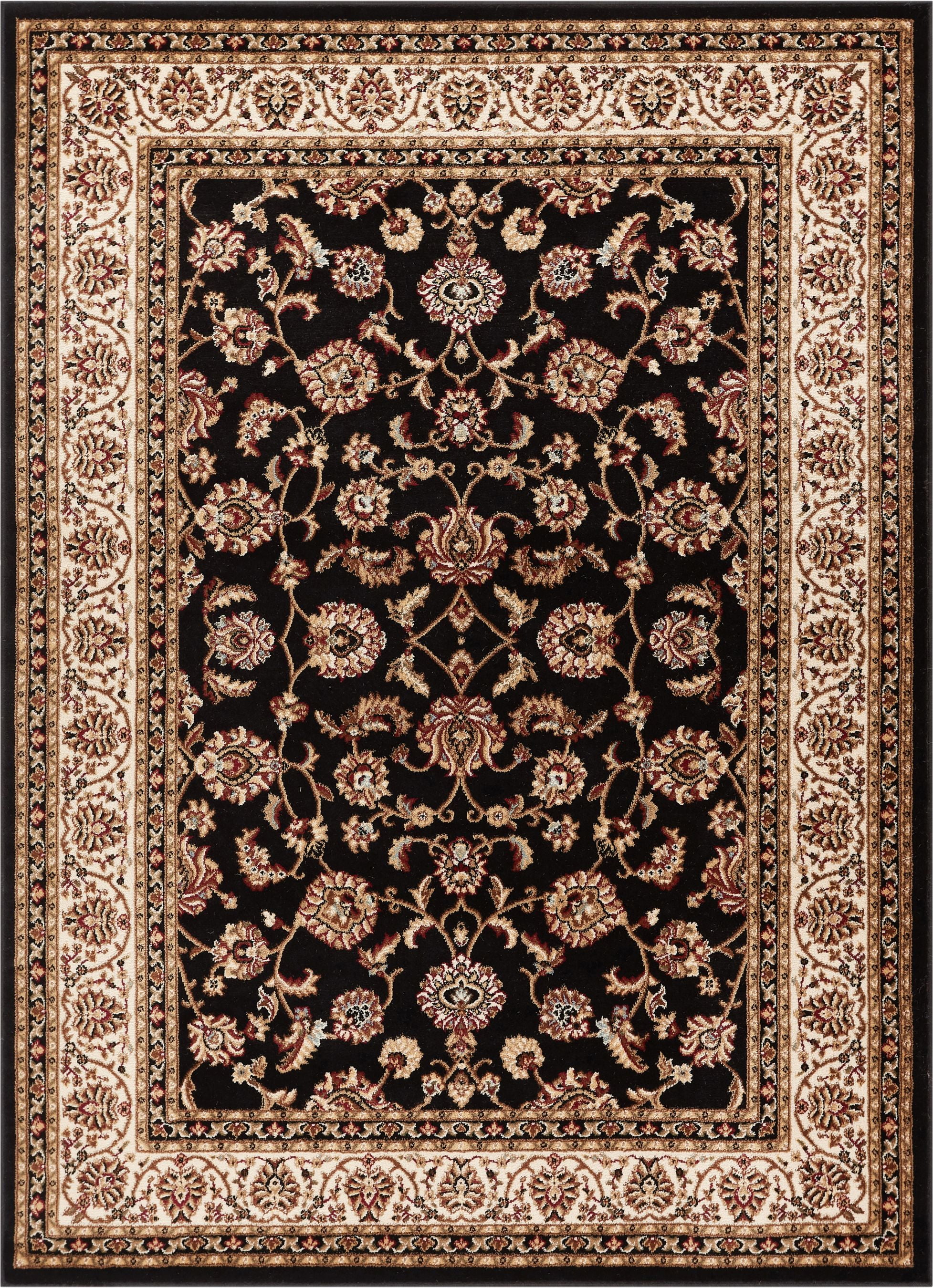 Well Woven Barclay Sarouk Traditional Oriental Panel Black 311 X 53 Area Rug 8479