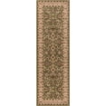 thumbnail image 1 of Well Woven Barclay Sarouk Traditional Oriental Panel Green 2'7" x 9'6" Runner Rug, 1 of 6