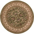 thumbnail image 1 of Well Woven Barclay Sarouk Traditional Oriental Panel Green 7'10" Round Rug, 1 of 5