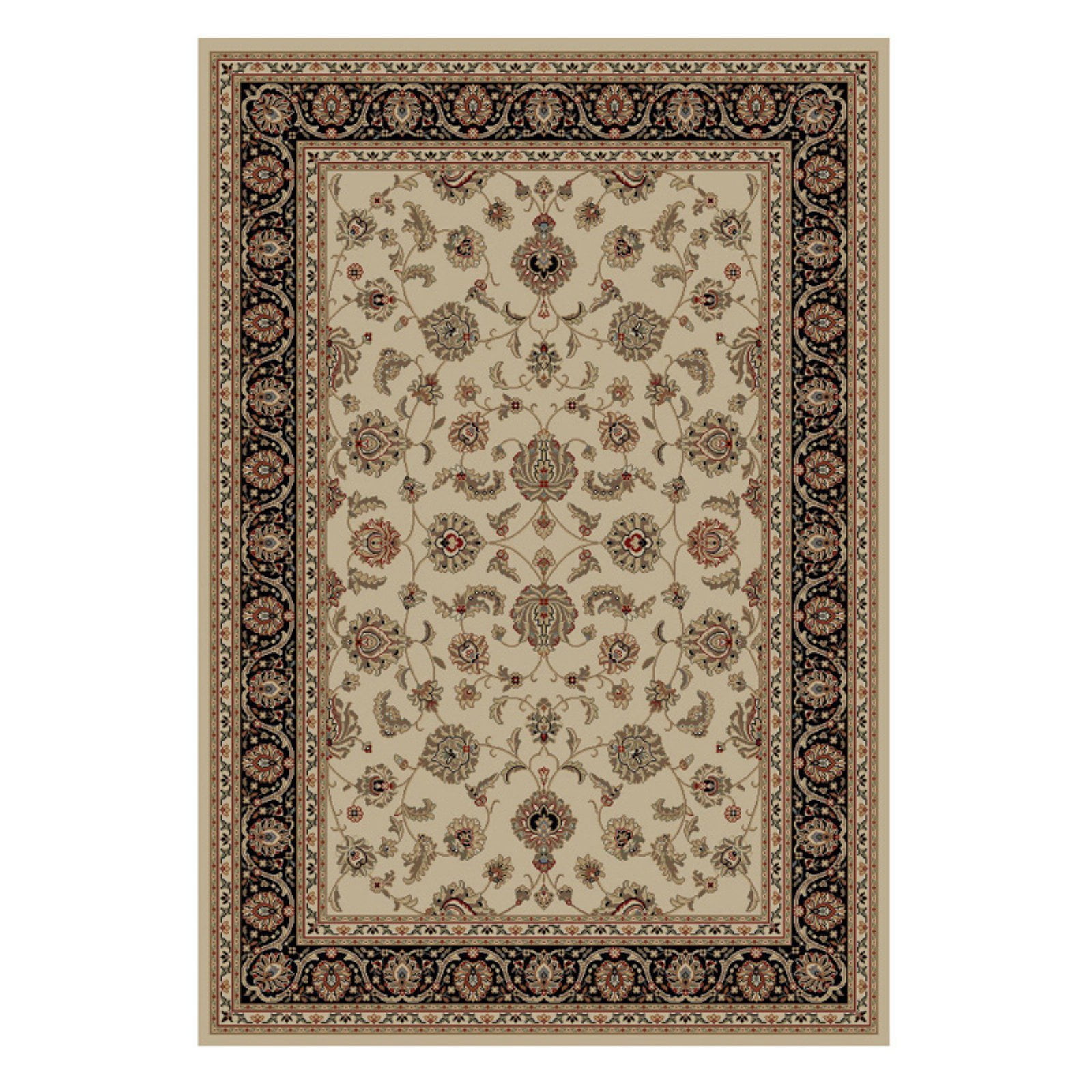 Well Woven Barclay Sarouk Traditional Oriental Panel Ivory 2'3