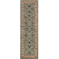 thumbnail image 1 of Well Woven Barclay Sarouk Traditional Oriental Panel Light Blue 2'3" x 7'3" Runner Rug, 1 of 8