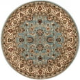thumbnail image 1 of Well Woven Barclay Sarouk Traditional Oriental Panel Light Blue 3'11" Round Rug, 1 of 5