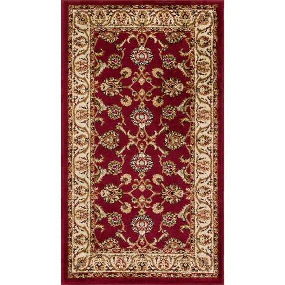 Well Woven Barclay Sarouk Traditional Oriental Panel Red 2'3" x 3'11" Area Rug