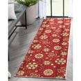 thumbnail image 1 of Well Woven Beatrice Transitional Floral 2'3" x 7'3" Runner Rug Red, 1 of 7