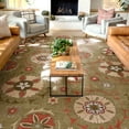 thumbnail image 1 of Well Woven Beatrice Transitional Floral 5' x 7' Area Rug Green, 1 of 6
