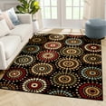 thumbnail image 1 of Well Woven Blossom Valley Floral Nature Modern Casual Area Rug Easy to Clean Stain Fade Resistant Shed Free Abstract Retro Geometric Pattern Soft Living Dining Room Rug, 1 of 8
