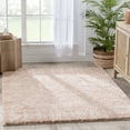 thumbnail image 1 of Well Woven Brega 3'11" x 5'3" Blush Geometric Diamond Thick Shag Area Rug, 1 of 8