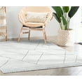 thumbnail image 1 of Well Woven Bryn Moroccan 5' x 7' Area Rug Ivory & Grey, 1 of 8