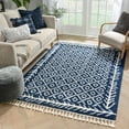 thumbnail image 1 of Well Woven Cabana Tribal Geometric Moroccan Area Rug, Blue, 1 of 7