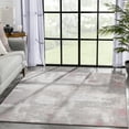 thumbnail image 1 of Well Woven Caila Grey Blush Brush Stroke Abstract Geometric Area Rug 8x10 (7'10" x 9'10"), 1 of 8