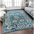 thumbnail image 1 of Well Woven Carson Agra Medallion Persian Vintage Bohemian Blue Area Rug 8x11 (7'10" x 9'10"), 1 of 6