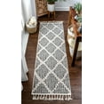 thumbnail image 1 of Well Woven Cenadora Grey Moroccan Trellis Area Rug, 1 of 6