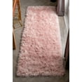 thumbnail image 1 of Well Woven Chie Blush Pink Kuki Collection Ultra Soft Two-Tone Long Floppy Pile Runner Rug 2x7 (2'3" x 7'3"), 1 of 8