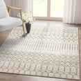 thumbnail image 1 of Well Woven Colette Moroccan Trellis Ivory Grey 7'10" x 9'10" Area Rug, 1 of 8