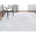 thumbnail image 1 of Well Woven Corsa Serenity 3'3" x 5' Modern Artisan Shag White High-Low Pile Area Rug, 1 of 5