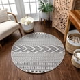 thumbnail image 1 of Well Woven Crocie Grey Tribal Geometric Area Rug, 1 of 7