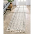 thumbnail image 1 of Well Woven Currant Ivory & Grey Moroccan Tribal Runner Area Rug 2x7 (2'3" x 7'3"), 1 of 8