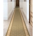 thumbnail image 1 of Well Woven Custom Size Hallway Stair Runner Apollo Fleur De Lis Light Green (27" x 13' Runner) Rug, 1 of 6