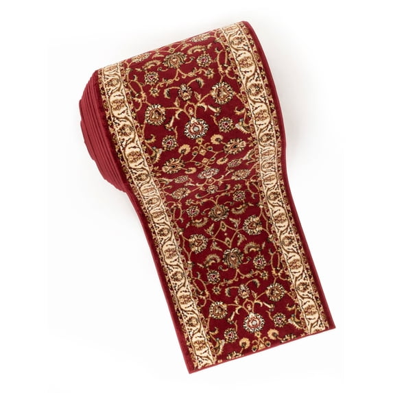 Well Woven Custom Size Runner - Choose Length - Noble Sarouk Red Oriental 27 Inch Wide x 19 Feet Long Runner (27" x 19') Traditional Persian Floral Carpet