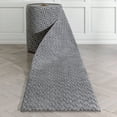 thumbnail image 1 of Well Woven Custom Size Runner - Choose Your Length - Piano Dark Grey Tribal Diamond Geometric 27 Inches Wide x 70 Feet Long Runner (27" x 70' Runner) Rug, 1 of 5
