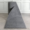 thumbnail image 1 of Well Woven Custom Size Runner - Choose Your Length - Piano Dark Grey Tribal Diamond Geometric 31 Inches Wide x 55 Feet Long Runner (31" x 55' Runner) Rug, 1 of 5