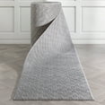 thumbnail image 1 of Well Woven Custom Size Runner - Choose Your Length - Piano Grey Blue Tribal Diamond Geometric 31 Inches Wide x 80 Feet Long Runner (31" x 80' Runner) Rug, 1 of 5