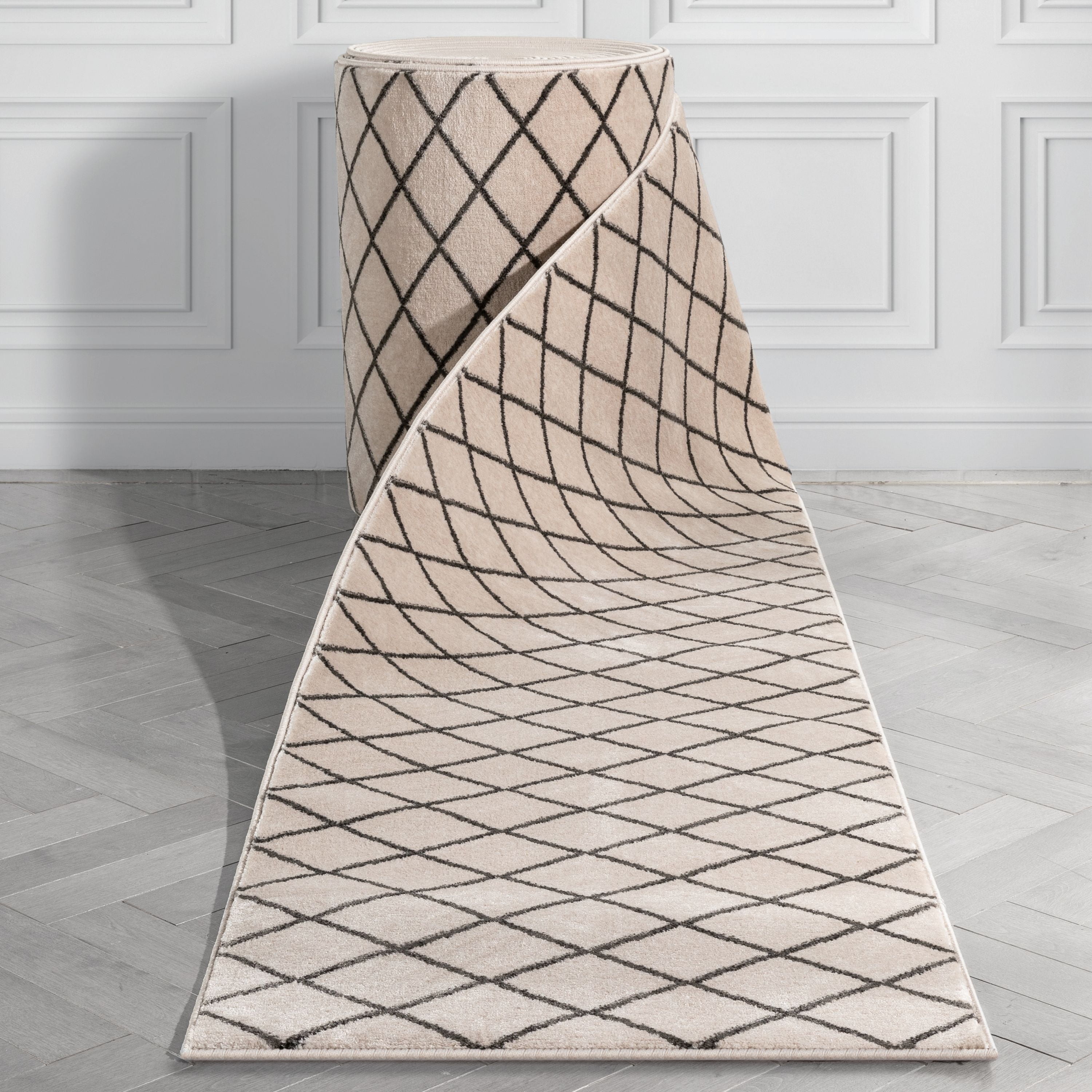 Well Woven Custom Size Runner - Choose Your Length - Aidah Ivory ...