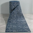 thumbnail image 1 of Well Woven Custom Size Runner - Choose Your Length - Ewen Blue Stripes Distressed 31 Inches Wide x 16 Feet Long Runner (31" x 16' Runner) Rug, 1 of 6