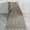 thumbnail image 1 of Well Woven Custom Size Runner - Choose Your Length - Lev Ivory & Grey Links Geometric 27 Inches Wide x 18 Feet Long Runner (27" x 18' Runner) Rug, 1 of 6
