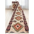 thumbnail image 1 of Well Woven Custom Size Runner - Choose Your Length - Lizette Ivory Southwestern Medallion Tribal Medallion 31 Inches Wide x 45 Feet Long Runner (31" x 45' Runner) Rug, 1 of 5