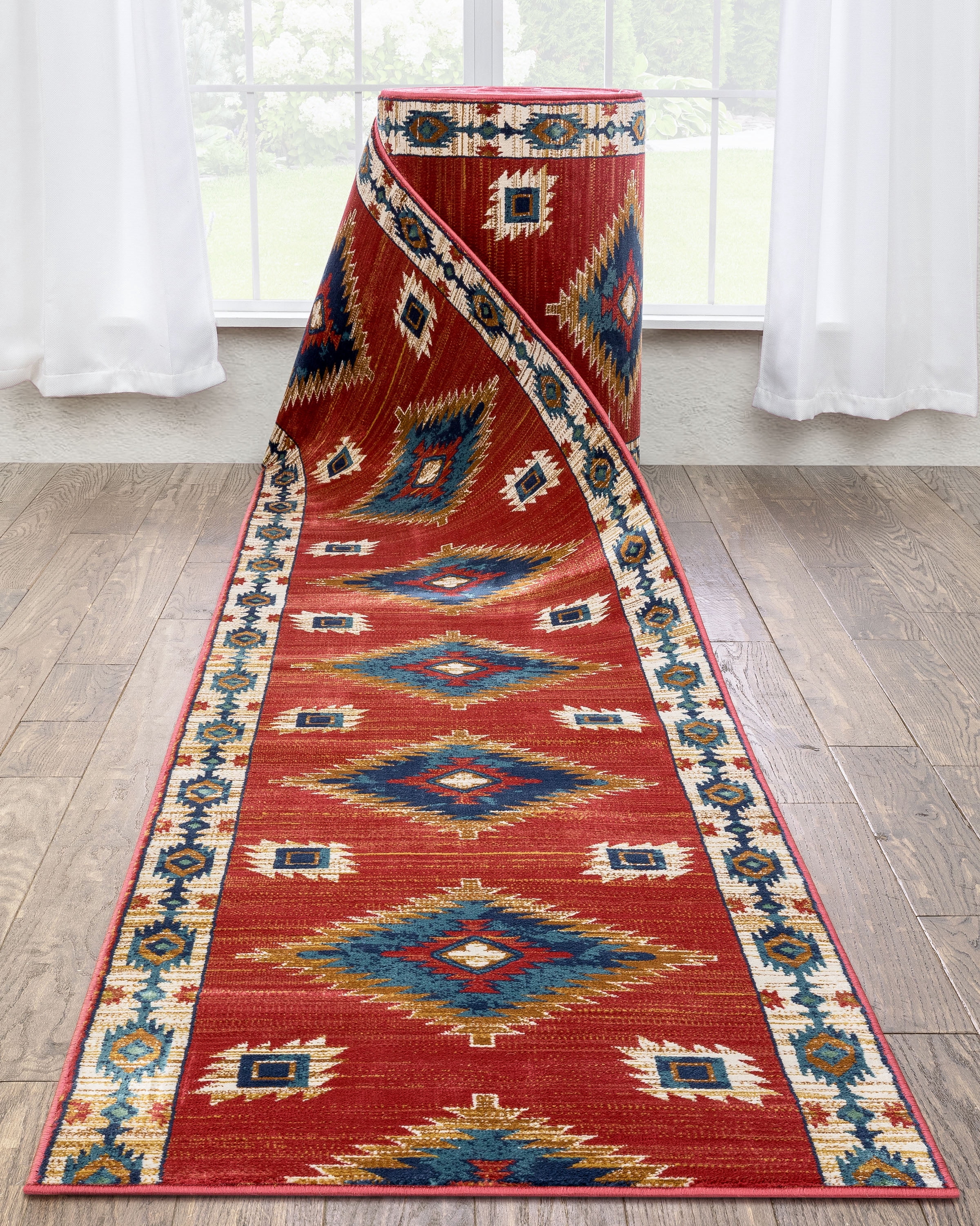 Well Woven Custom Size Runner - Choose Your Length - Lizette Red ...