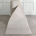 thumbnail image 1 of Well Woven Custom Size Runner - Choose Your Length - Piano Grey Tribal Diamond Geometric 31 Inches Wide x 50 Feet Long Runner (31" x 50' Runner) Rug, 1 of 5