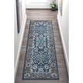 thumbnail image 1 of Well Woven Darya Blue Modern Sarouk Area Rug Updated Traditional Persian Carpet, 1 of 6