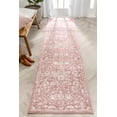 thumbnail image 1 of Well Woven Della Blush Vintage Medallion Pattern 3x10 (2'7" x 9'10") Runner Rug, 1 of 6