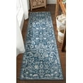 thumbnail image 1 of Well Woven Della Light Blue Vintage Medallion Pattern Runner Rug 2x7 (2'3" x 7'3" Runner), 1 of 8